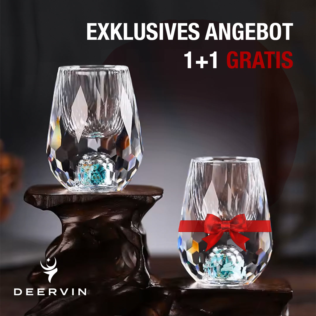 Kin Goldfolie-Glas | 2er-Set