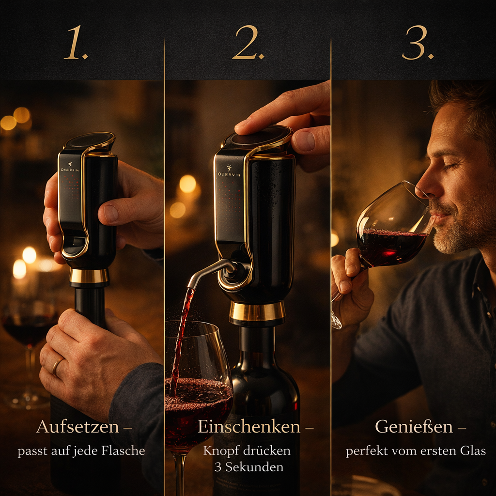 Perfekter Wein Vom Ersten Glas— Ohne 90 Minuten Warten